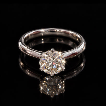 1.9 Ct - Natural Diamond Ring - Platinum - RRP £18,000