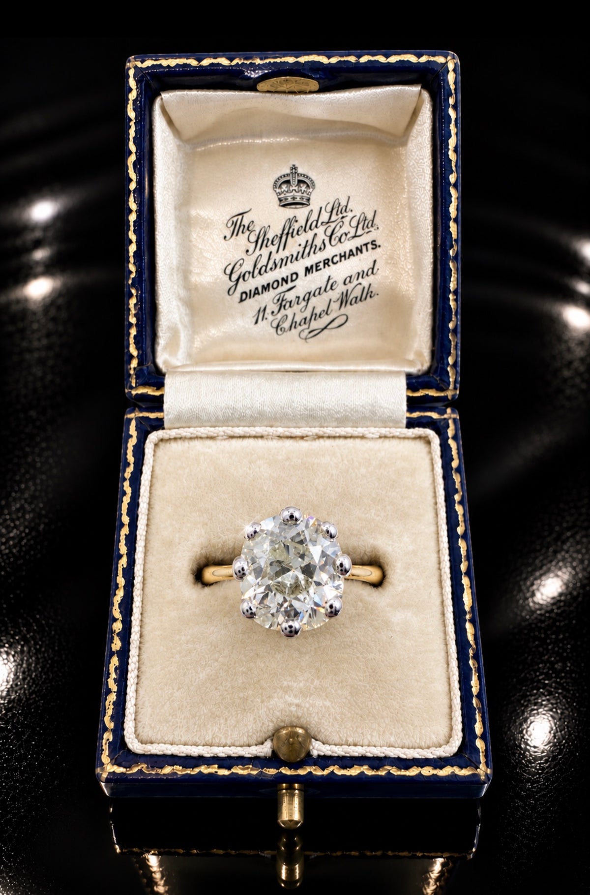 1.8Ct Natural Old Mine Cut Diamond Ring - 18k Gold - RRP £16,000
