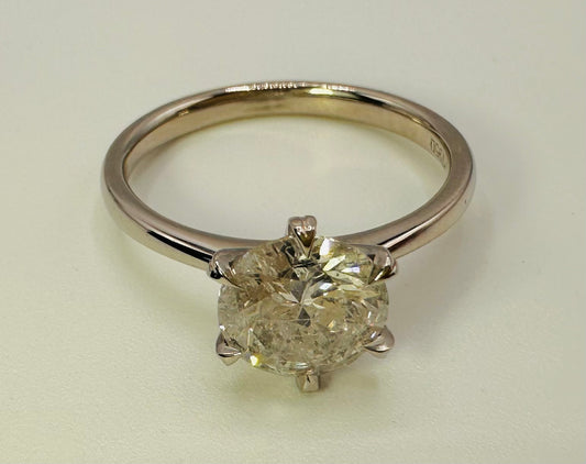 1.50 Carat Diamond Ring crafted in Platinum - WGI Certificate £14,500