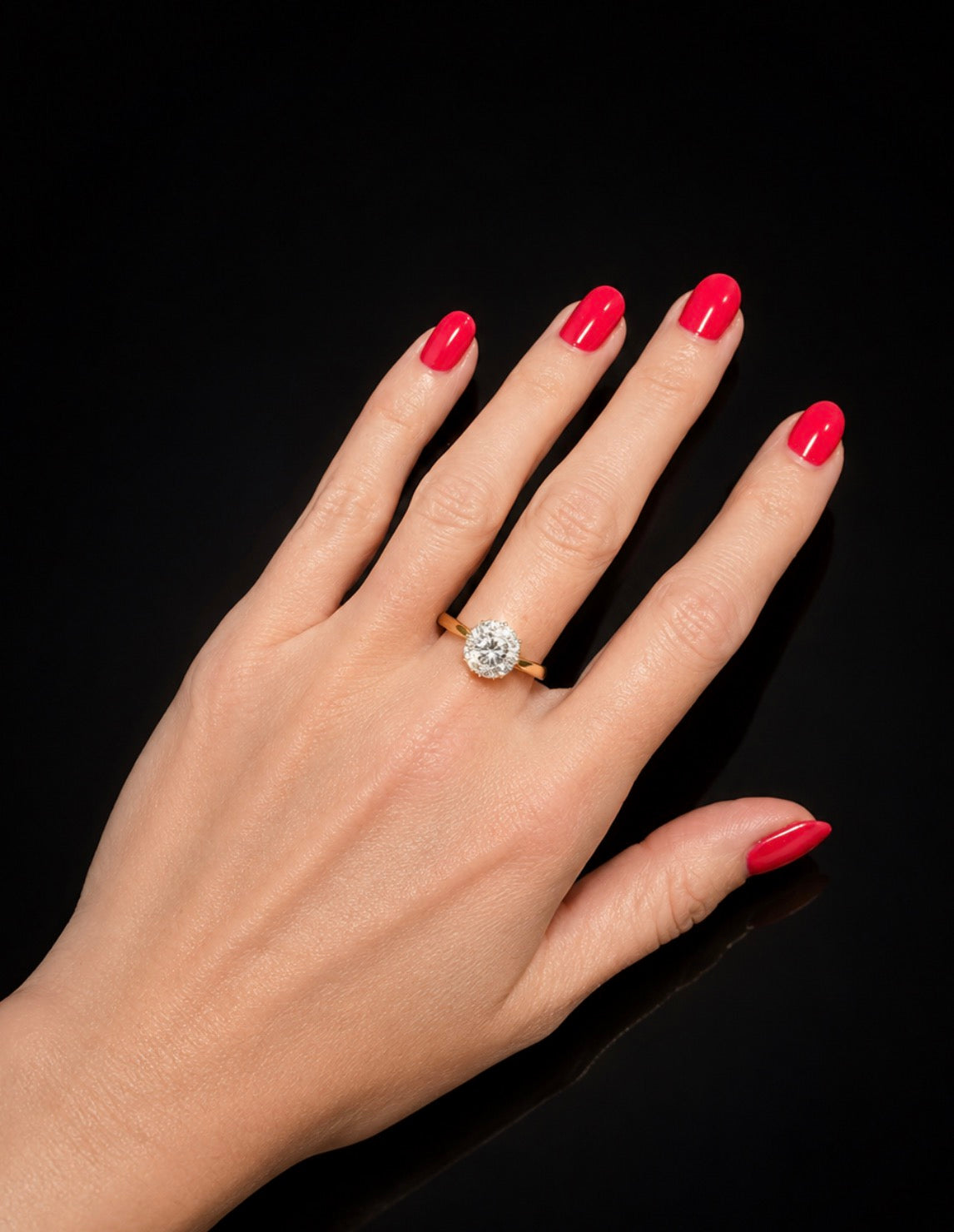 18ct Gold 2.05ct Natural Diamond Solitaire Ring - RRP £16,500