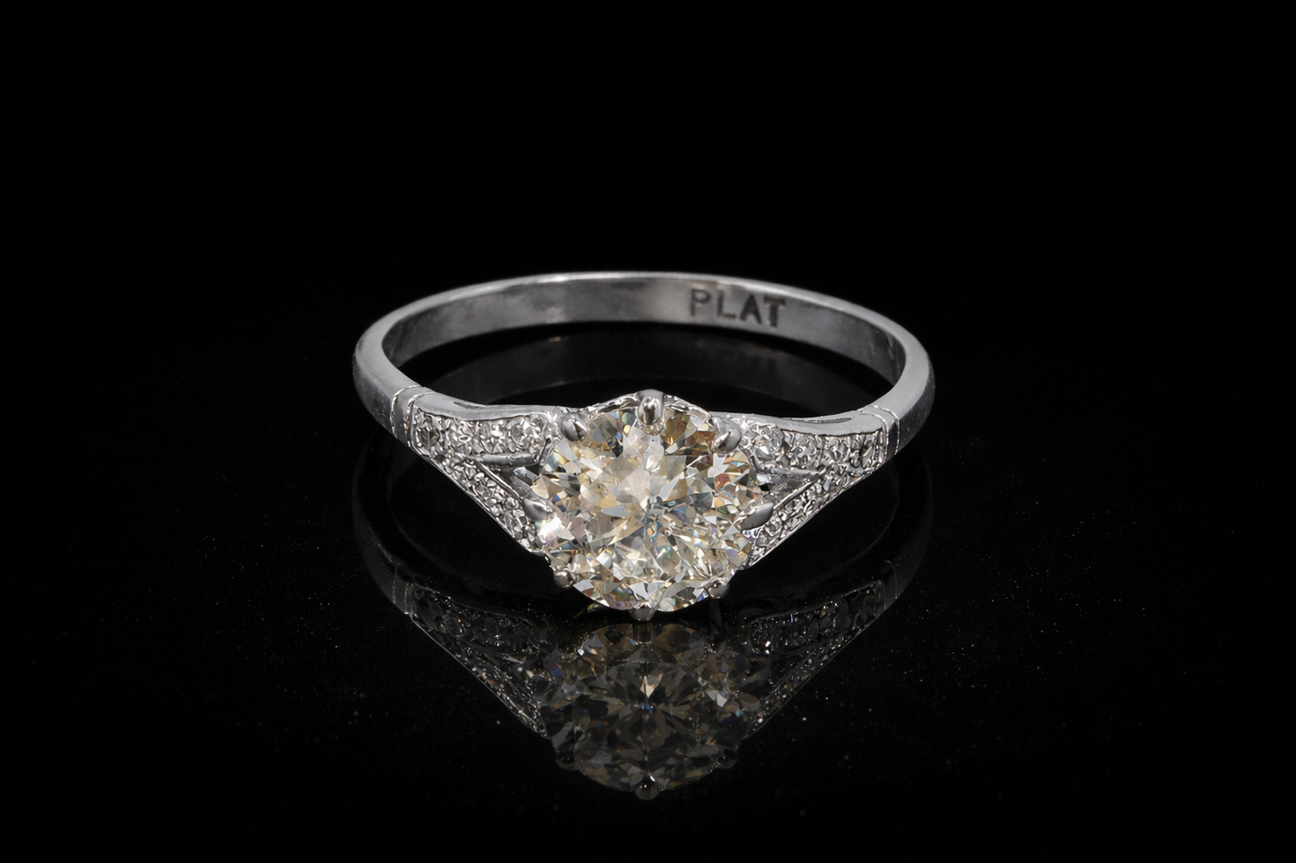 1.65 Carat Natural Diamond Ring | Platinum | RRP £15,000