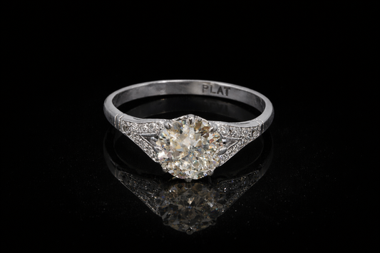 1.65 Carat Natural Diamond Ring | Platinum | RRP £15,000