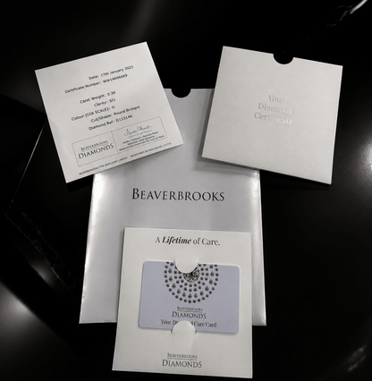 Beaverbrooks 0.39ct Diamond Eternity Ring – 18k White Gold – Papers Included 💎 - Flamingo Gems