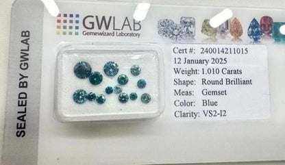 Certified Natural Diamonds in Parcel – GWLAB Certified - Flamingo Gems