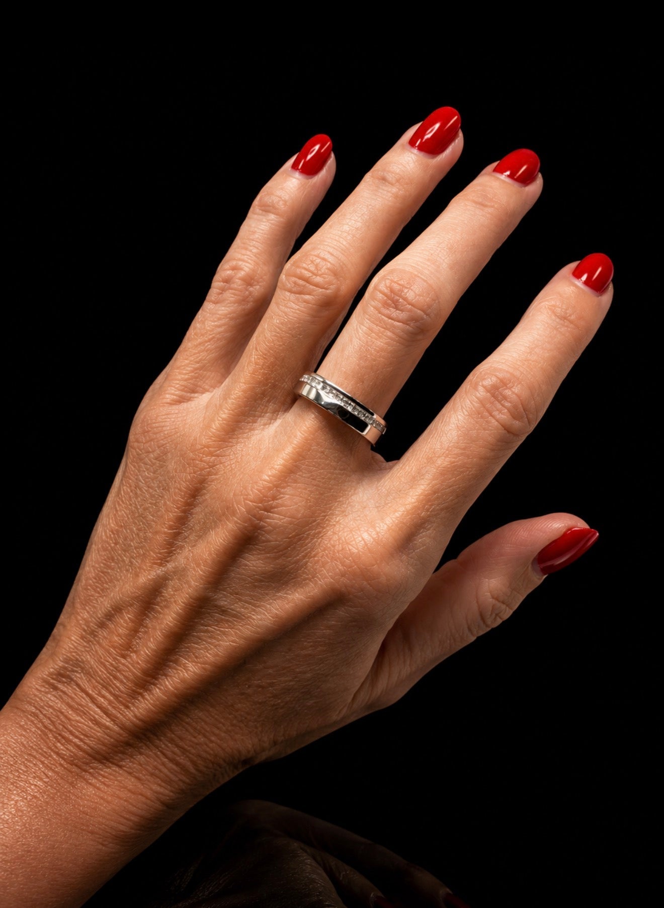 HEAVY SOLID PLATINUM PRINCESS CUT DIAMOND BAND, 0.6 Ct Natural Diamond - RRP £4,500 - Flamingo Gems