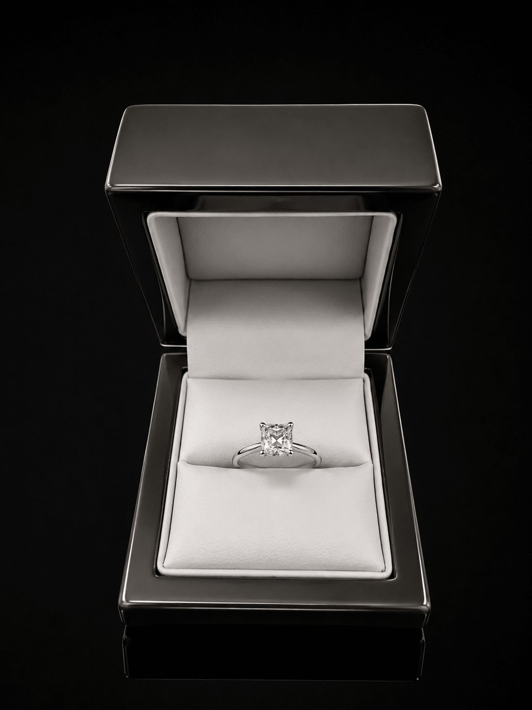 IGI & WGI Certified • Natural Fancy Gray Green Yellow Diamond Ring• 1.50 Carat, SI1 - 14K White Gold - RRP £9k - Flamingo Gems