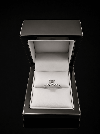 IGI & WGI Certified • Natural Fancy Gray Green Yellow Diamond Ring• 1.50 Carat, SI1 - 14K White Gold - RRP £9k - Flamingo Gems