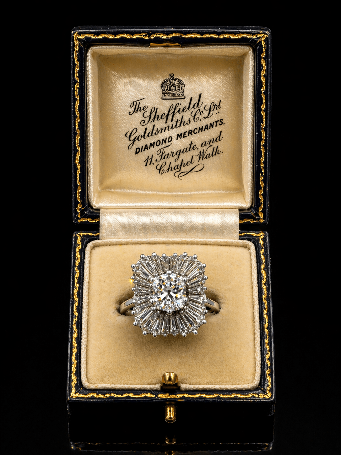 NATURAL DIAMOND COCKTAIL RING – 2.20CT TOTAL DIAMOND WEIGHT – 18k WHITE GOLD - RRP £13,500 - Flamingo Gems