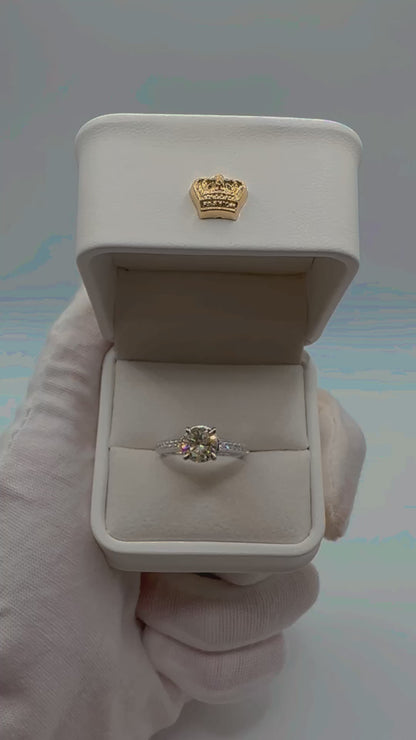 Platinum 1.75 Ct Diamond Engagement Ring - WGI Certificate £11,000