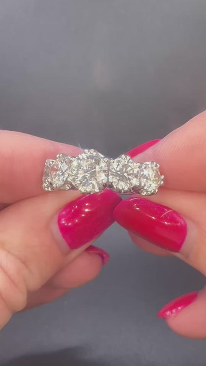4.19 Ct Natural Diamond Ring - Platinum - RRP £30,000