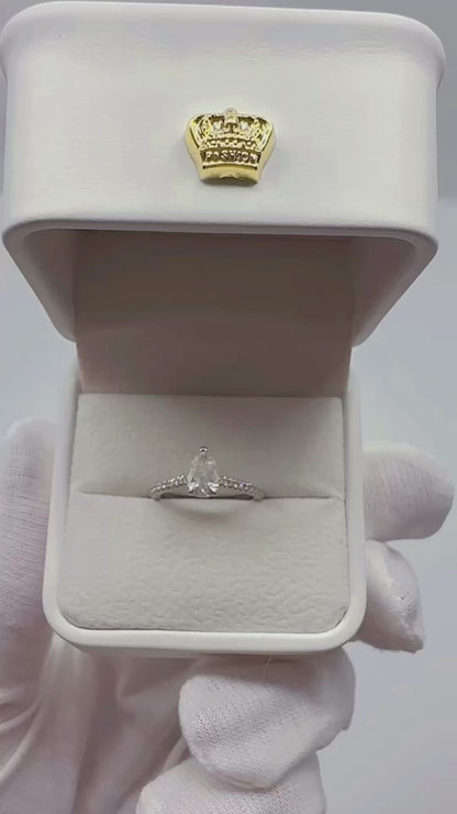 1 Ct Platinum Natural Diamond Platinum Ring by Rox - GIA Certified