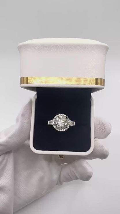5.30 Carat Natural Diamond Ring, Platinum - WGI Certificate -£50,600