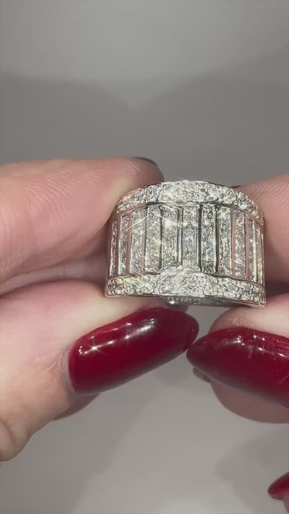 2.30 Ct Natural Diamond Ring, 18Ct White Gold - RRP £7,300