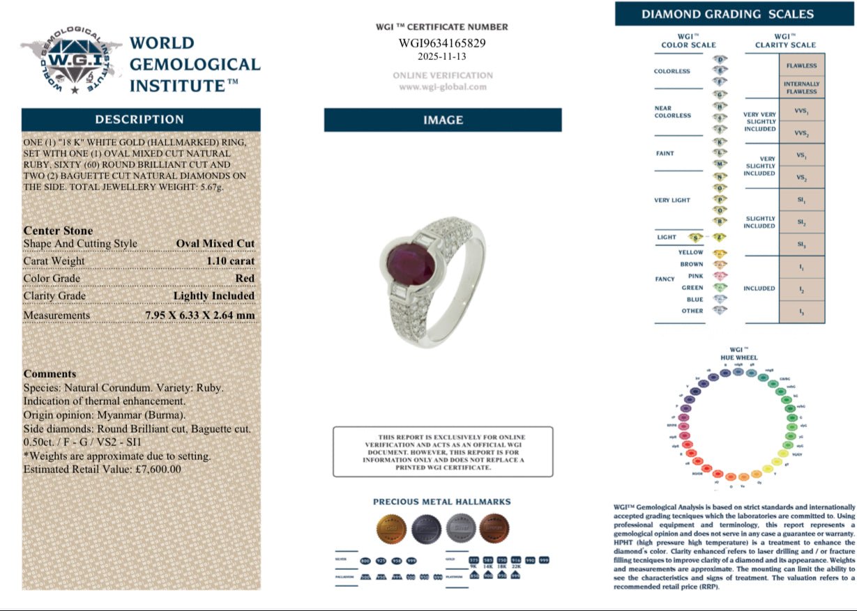 🔥 “Rare Burmese Ruby Elegance — A French Designer Treasure for Just £2,500!” 🔥 - Flamingo Gems